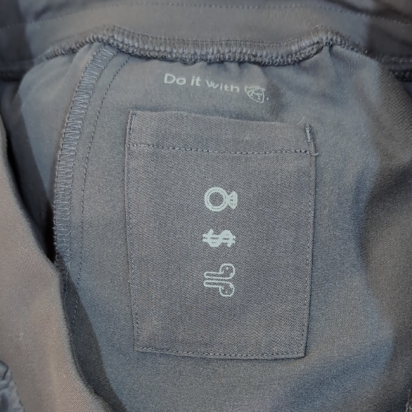 Fig's Women's Black Scrub Pants with Red Drawstring - Picture 7 of 10